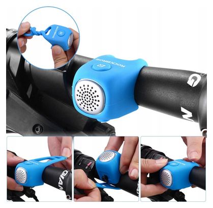 Rockbros CB1709BK Sonnette de vélo électronique bleu