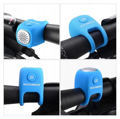 Rockbros CB1709BK Sonnette de vélo électronique bleu