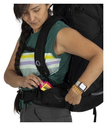 Osprey Tempest 44L Damen-Wanderrucksack Schwarz/Grau