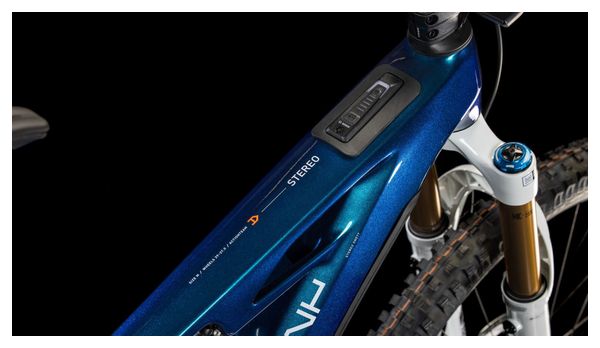 VTT Électrique Tout-Suspendu Cube Stereo Hybrid One77 HPC AT 800 Sram X0 Eagle AXS 12V 800 Wh 29''/27.5'' Bleu Actionteam 2025
