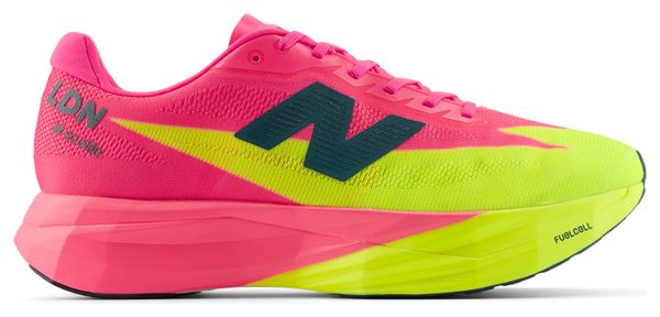 Zapatillas de running New Balance FuelCell SuperComp Elite v5 TCS London Marathon Rosa/Amarillo Mujer
