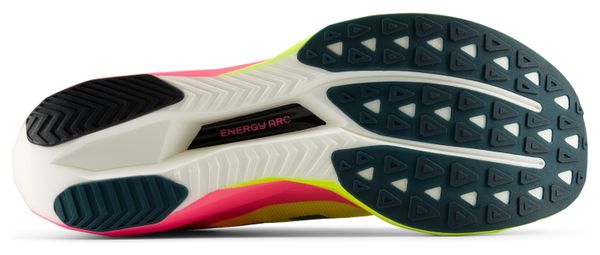 Zapatillas de running New Balance FuelCell SuperComp Elite v5 TCS London Marathon Rosa/Amarillo Mujer