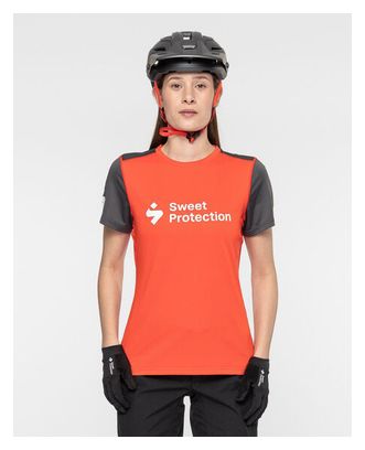 Maglia a manica corta Sweet Protection Hunter Red da donna