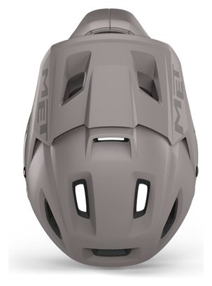 Casque avec Mentonnière Amovible Met Parachute MCR Mips Gris Mat