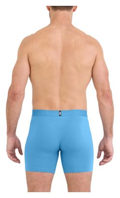 Boxer Saxx DropTemp Cooling Cotton Brief Fly blu da uomo