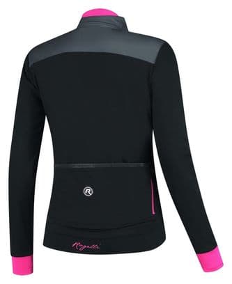 Veste Velo Hiver Rogelli Contenta - Femme - Gris/Noir/Rose