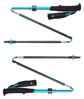 Black Diamond Distance Carbon FLZ Women's Hiking Poles Blue