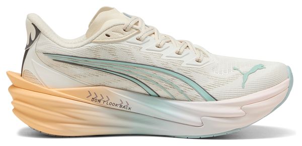 Chaussures Running Puma Deviate Nitro 4 Run Club Beige/Multicolore Femme