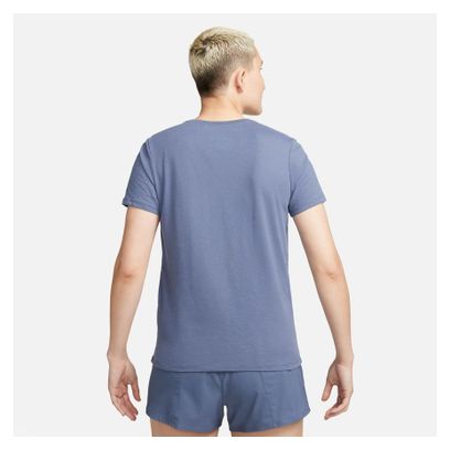 Camiseta de manga corta Nike Dri-Fit Swoosh para mujer Azul