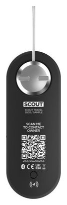 Rastreador GPS Knog Scout Travel - Apple - Negro intenso