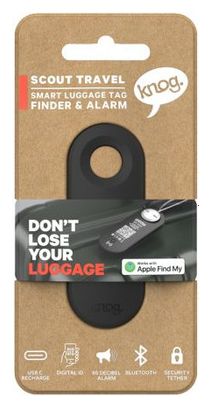 Knog Scout Travel GPS Tracker - Apple - Pitch Black