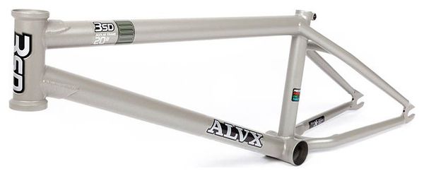 Cadre BMX Freestyle BSD ALVX AF Edition Spéciale Argent