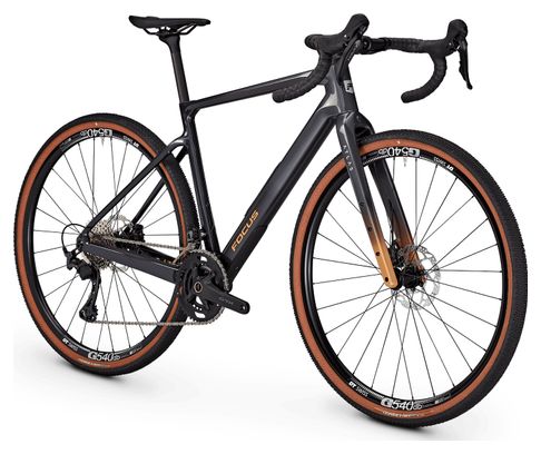 Vélo de Gravel Focus Atlas 8.7 Shimano GRX 12V 700 mm Gris/Marron 2026