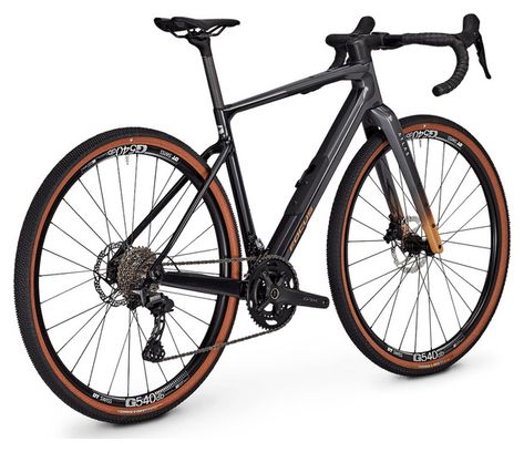 Vélo de Gravel Focus Atlas 8.7 Shimano GRX 12V 700 mm Gris/Marron 2026