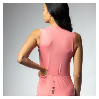 Ärmelloses Damen Trikot Alé Color Block Rosa