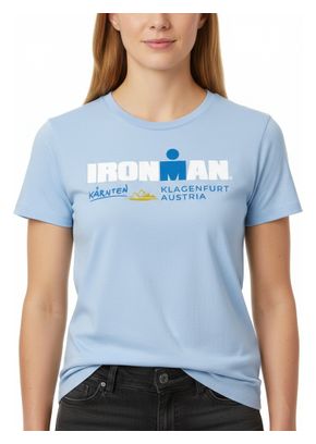 Ironman Oostenrijk Vrouwen Hemelsblauw Korte Mouw T-Shirt