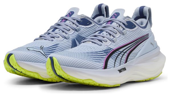 Chaussures Running Puma ForeverRun Nitro 2 Bleu/Jaune Femme