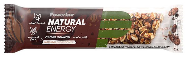Boîte Natural Energy Cereal Bar (18x40g) - Powerbar - Chocolat - Barres énergétiques