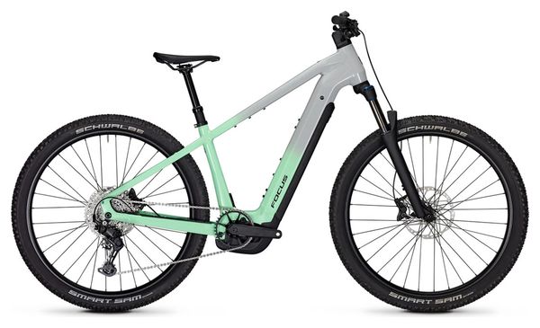 Focus Jarifa² 6.8 Shimano Cues 9V 600Wh 29'' Grau/Grün 2026 halbstarre Elektro-Mountainbikes
