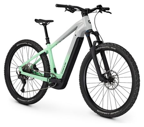 Focus Jarifa² 6.8 Shimano Cues 9V 600Wh 29'' Grau/Grün 2026 halbstarre Elektro-Mountainbikes