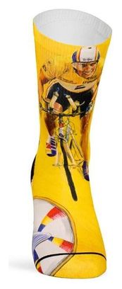 Chaussettes Pacific and Co Indurain Jaune