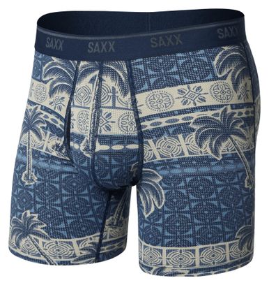 Boxer Saxx Quest Quick-Dry Mesh Brief Fly blu/beige da uomo