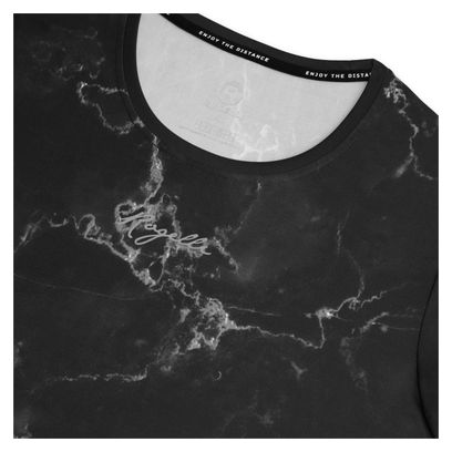 T-Shirt De Sport Manches Courtes Rogelli Marble - Femme - Noir