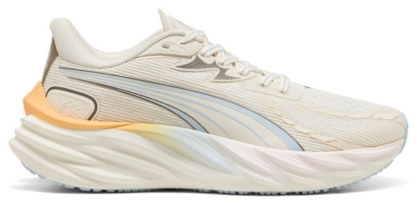 Chaussures Running Puma Velocity Nitro 4 Run Club Beige/Multicolore Femme