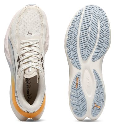 Chaussures Running Puma Velocity Nitro 4 Run Club Beige/Multicolore Femme