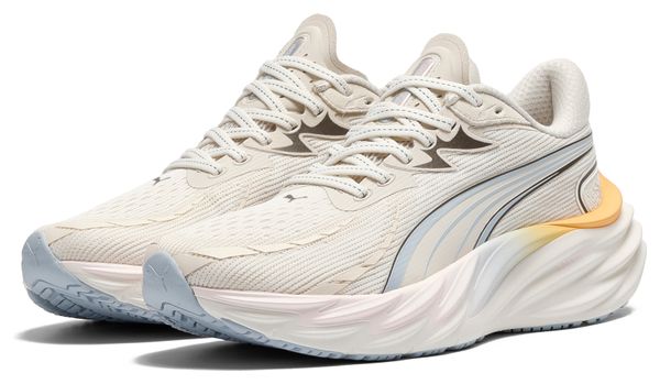 Chaussures Running Puma Velocity Nitro 4 Run Club Beige/Multicolore Femme