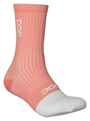 Poc Flair Mid Socken Pink/Weiß
