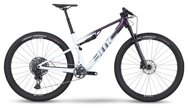 BMC Fourstroke One Volledig geveerde MTB Sram GX Eagle AXS 12S 29'' Diep paars Wit 2023