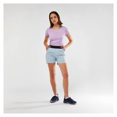 Pantalón Corto de Senderismo Mijo Wanaka <p> <strong>Stretch</strong></p>Azul Claro para Mujer