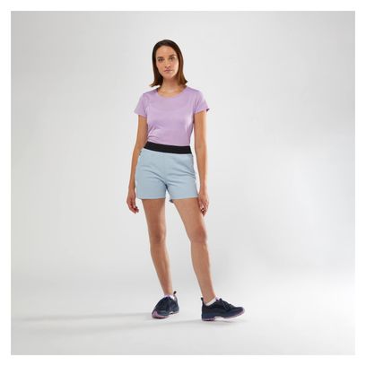 Pantalón Corto de Senderismo Mijo Wanaka <p> <strong>Stretch</strong></p>Azul Claro para Mujer