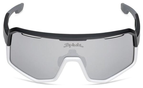 Spiuk Profit V3 Gafas Unisex Blanco/Negro - Lentes Espejo Plata
