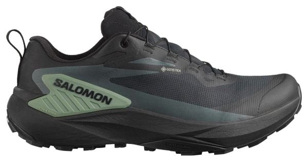 Salomon Genesis GTX Trailschoenen Zwart/Groen Heren