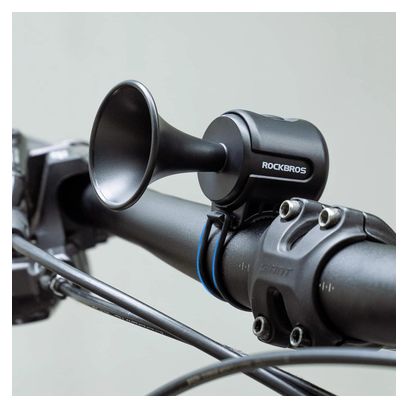 Sonnette de vélo électronique Rockbros - Noire