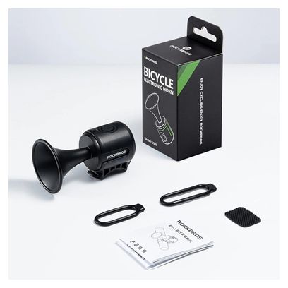 Sonnette de vélo électronique Rockbros - Noire