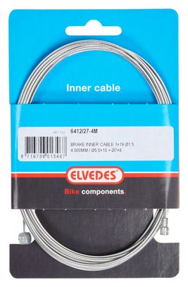 Elvedes Brake Cable Ø1,5mm 4000 mm
