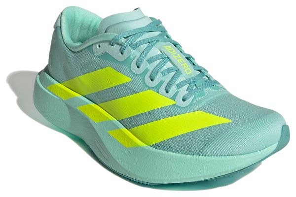 Chaussures Running adidas Adizero Evo SL Bleu/Jaune Femme