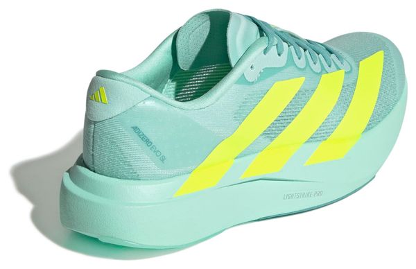 Chaussures Running adidas Adizero Evo SL Bleu/Jaune Femme