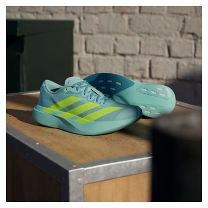 Chaussures Running adidas Adizero Evo SL Bleu/Jaune Femme