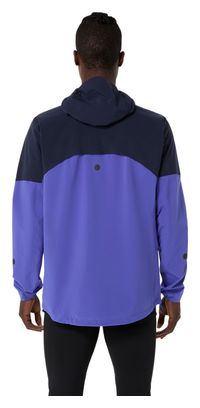 Chaqueta impermeable Asics Metarun Legend violeta para hombre