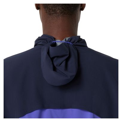 Chaqueta impermeable Asics Metarun Legend violeta para hombre