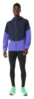 Chaqueta impermeable Asics Metarun Legend violeta para hombre