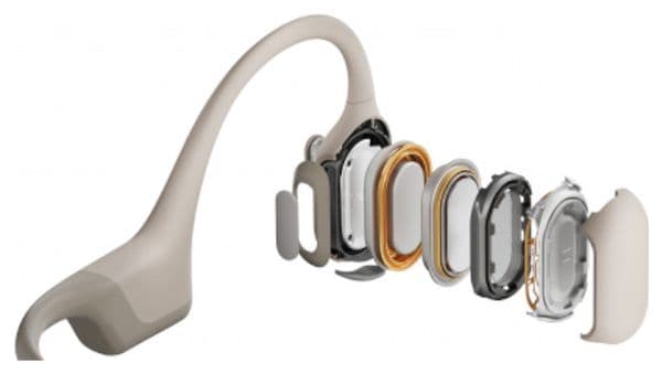 Shokz Openrun Pro Beige Bluetooth Headset