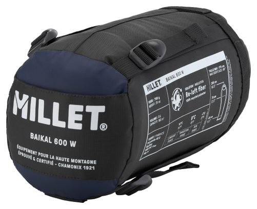 Sac de Couchage Millet Baikal 600 Bleu Femme