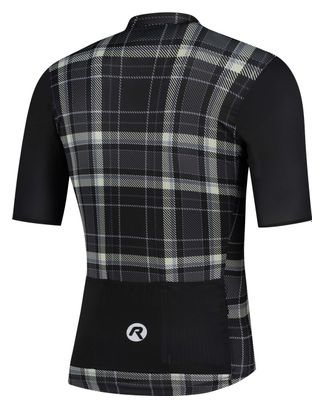 Maillot Manches Courtes Velo Rogelli Style - Homme - Noir/Antracite