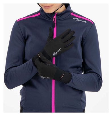 Gants Velo Long De Hiver Rogelli Laval - Femme - Noir