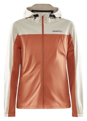 Craft ADV Essence Hydro Coral Coral White Women's Waterproof Jacket